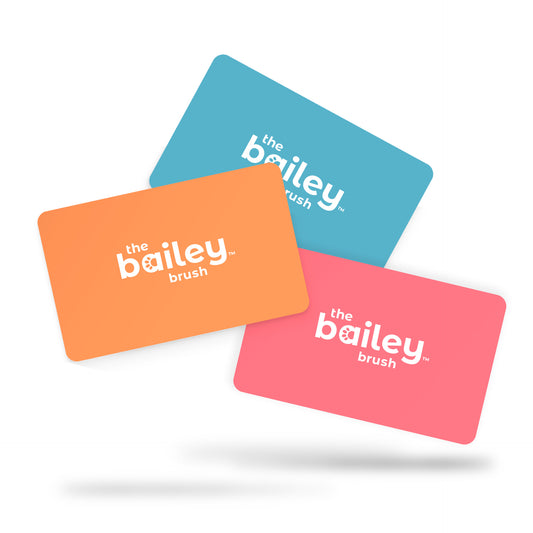 Collection of Pink, Blue and Orange Bailey Brush Cat Brush Gift Cards