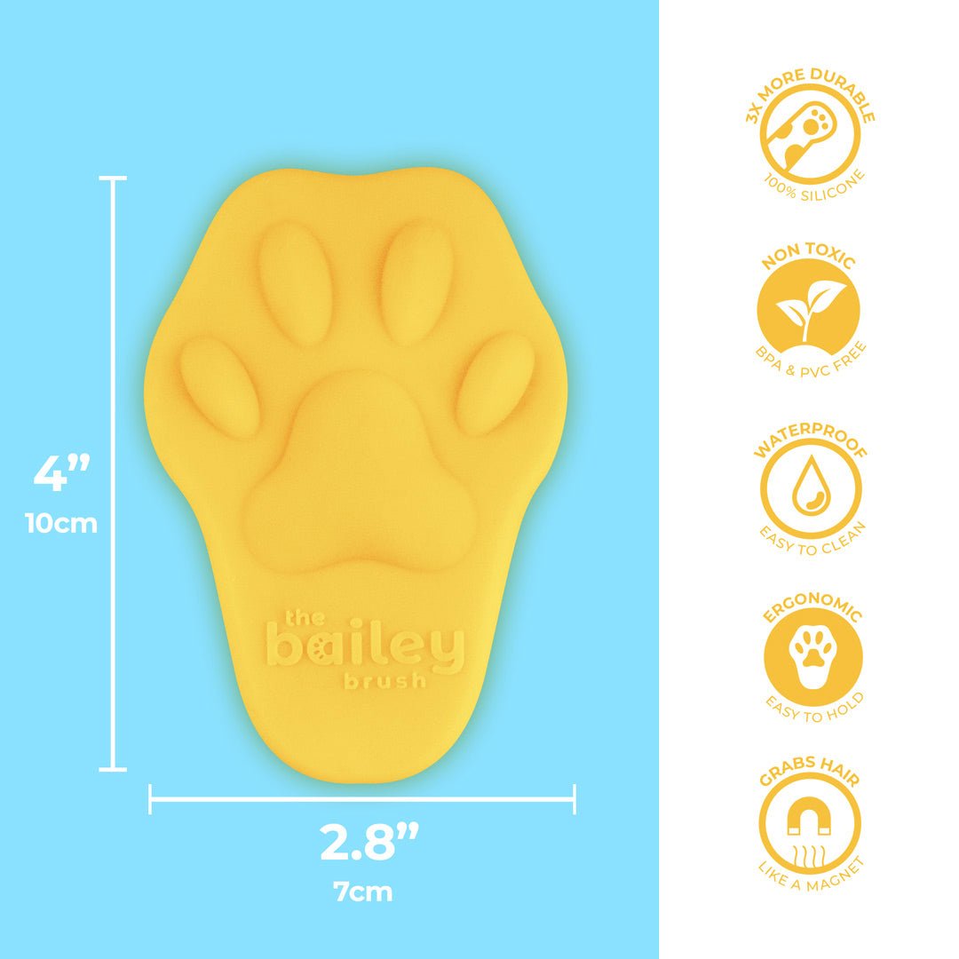 The Bailey Brush Silicone Dog Brush