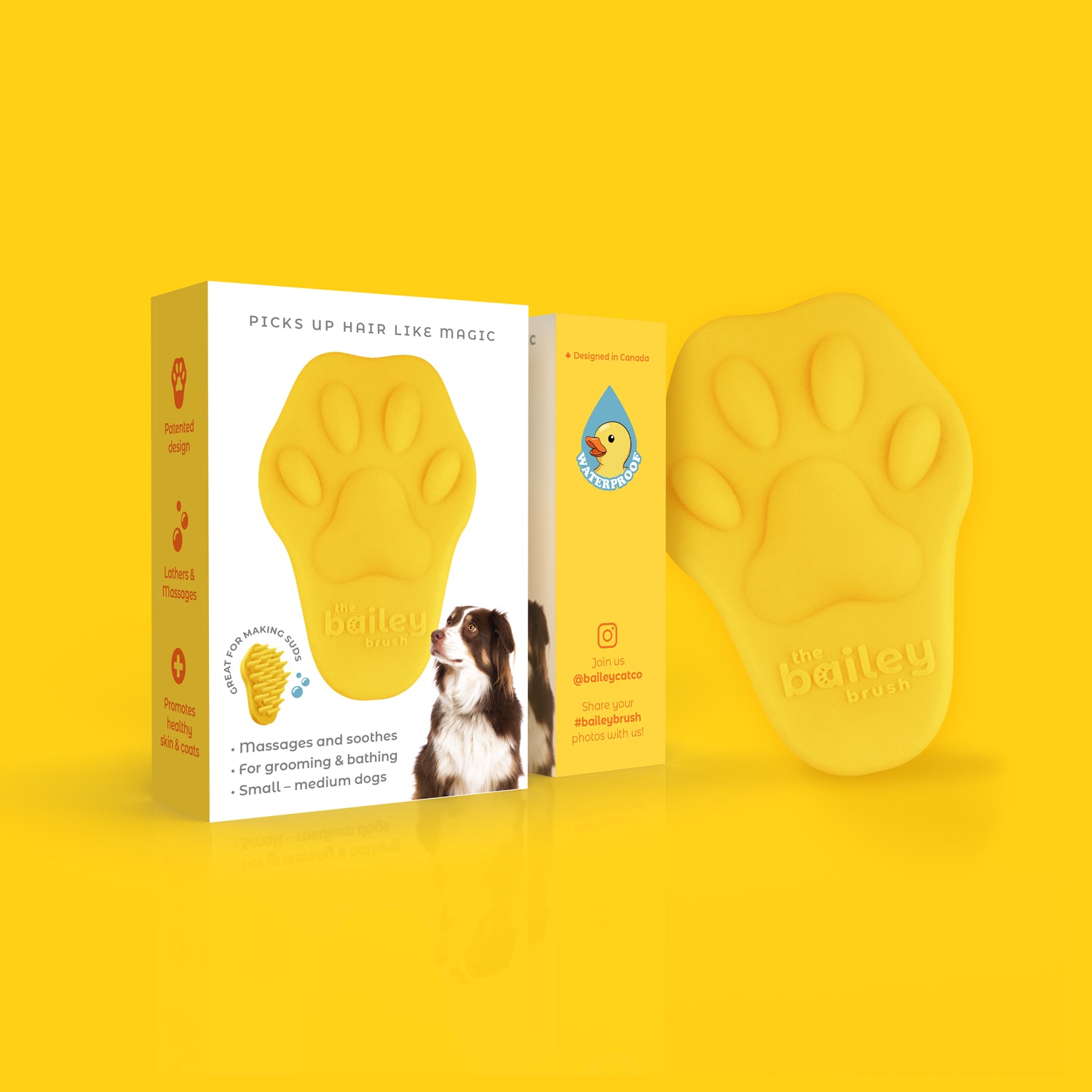 bailey brush dog brush picks up hair like magic for grooming and bathing silicone